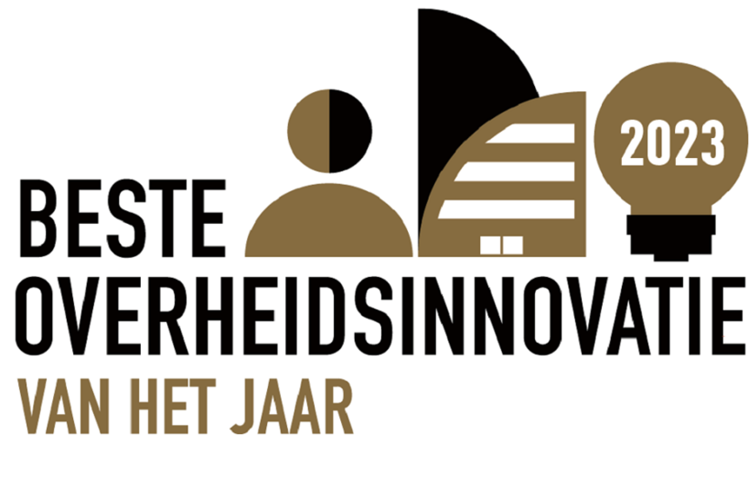 Afbeelding logo beste overheidsinnovatie 2023